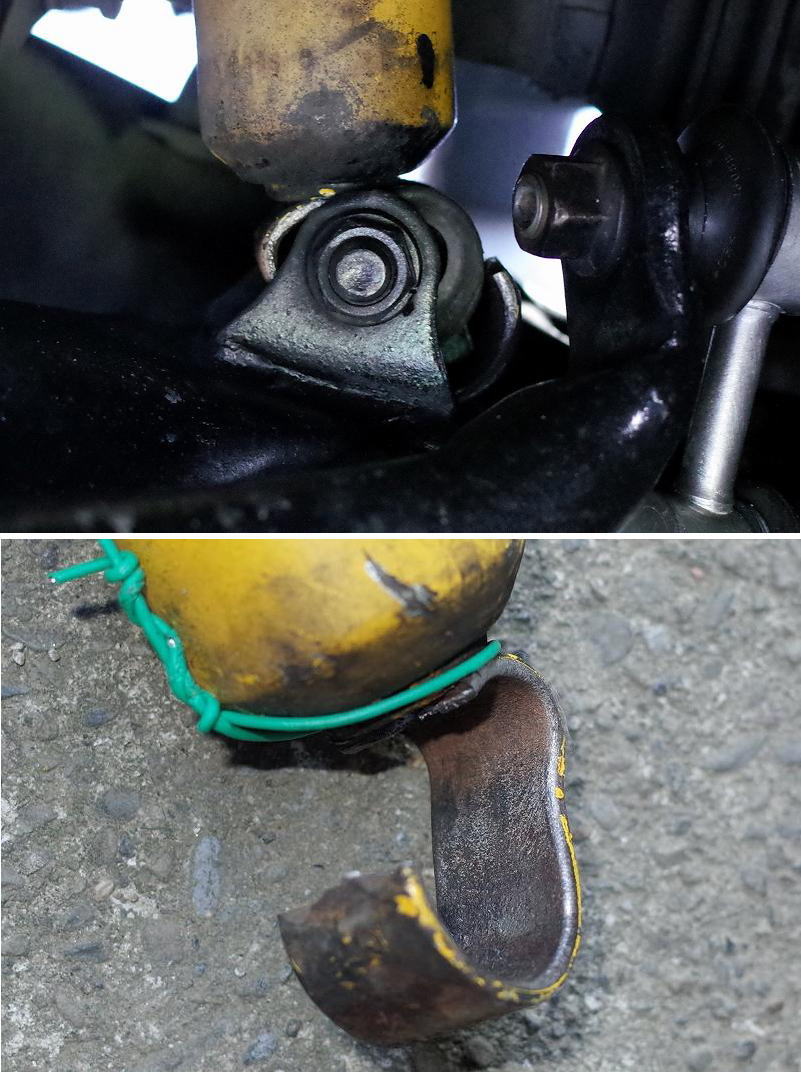 ビルシュタインショック逝く 下部破断